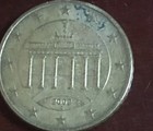 2002 50 Euro Cent Coin German Brandenburg Gate Money Rare Euro Coin