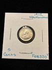 1912 Newfoundland 5 Cents Silver    feb320    Canada 5c