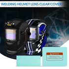 Welding Helmet Replacement Lenses  10 Pack Clear Covers  4 5 x3 5    4 1 x2 1  