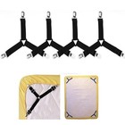 4bed Sheet Fasteners Adjustable Elastic Suspenders Straps Mattress Covers Clips