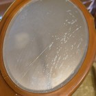 Vtg Celluloid Bakelite Style Vanity Set Butterscotch Yellow 5 Pc  Mirror Brush