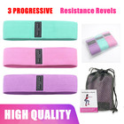 3x Resistance Bands Exercise Pilates Loop Home Yoga Fitness Legs Workout Band