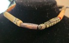 Spiritual Beads  Antique Engraved Burned Agate Bracelet anklet