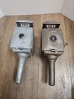 Pair Of Antique Carriage Buggy Lights Lanters 15  Tall