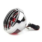 Chrome Tail Brake Light For Harley Bobber  Rat Rod   Custom Motorcycle