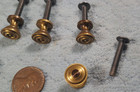 Antique Brass Knobs Jewelry Box Bookcase Small Nos