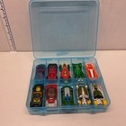 Vintage Lot Of 10 Diecast Cool Hot Wheels By Mattel With Case