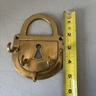 Vintage Solid Brass Wall Hanging Door Key Hole Key Holder Read