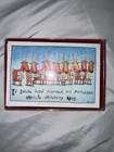 Hallmark Shoebox Christmas Cards Drunk Santa Naming Reindeer 18 Cards envelopes
