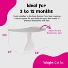 Bumbo Seat Tray Attachment Baby Infant Child Toddler Floor Seat Accessory  White