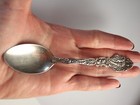 Antique Gorham Versailles Sterling Silver Spoon With Cherub And Lady With Crown