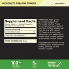 Optimum Nutrition Micronized Creatine Monohydrate Powder Unflavored 240 Servings