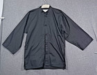 Century Martial Arts Kung Fu Tai Chi Jacket Black Frog Button Size 4 Mens