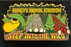 Disney Pin Animal Kingdom Step Into The Wild Mickey Elephant Dinosaur Feet 2002