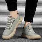 Men Casual Shoes Breathable Black Sneakers Fashion Driving Walking Tennis