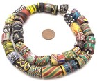 Rare Antique Venetian Mixed Millefiori Glass African Trade Beads
