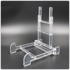 Transparent Display Easel Bowl Plate Art Photo Picture Frame Holder Book Stands