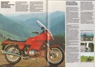 1983 Bmw R80 G s R80st R80rt Motorcycle Brochure Airhead Specs Touring Catalog
