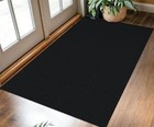 3x5 Washable Entryway Rug  Woven Non Slip Woven Area Rug  Heathered Charcoal