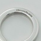Tiffany   Co Heavy Thick Key Ring In Sterling Silver Keyring