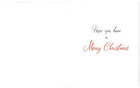 Cute Little Miss Christmas Girl   Deer Vintage Christmas Greeting Card  Unused 