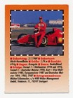 Rare 1996 Bravo Sport Michael Schumacher Ferrari Auto Racing Card Formula 1 1995