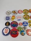 Vintage Pin Badges Bundle Various Incl  Birthday Puffin Club Visa Ghost
