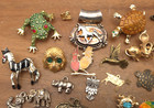 Vintage - Now 25 Piece Animals Bugs Pendants Charms Craft Jewelry Making Lot  4