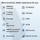 2nd Gen Gmrs Handheld Radio Bluetooth Programmable Repeater Noaa Long Range