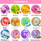 Unicorn Bath Bombs For Kids Girls With Toys Surprise Jewelry Inside  12pcs Kids