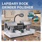 6in Cabbing Machine Lapidary Rock Grinder Polisher Gem Faceting Machine