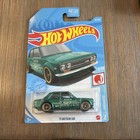 Hot Wheels 2021 Super Treasure Hunt  71 Datsun 510 Green With Protector