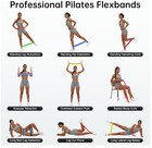 5 Resistance Bands Set For Exercise  Workout  Physical Therapy  Yoga   Rehab