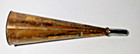 Vintage Japan 14 3 4  Copper   Chrome Platted Brass Hand Held Boat Fog Horn
