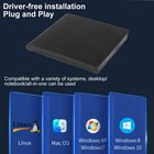 Slim External Cd Dvd Drive Usb 3 0 Disc Player Burner Writer For Laptop Pc Mac
