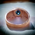 Alexandrite Gemstone With 925 Sterling Silver Gold Plated Ring For Men s  al25