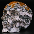 3 0  Ocean Jasper Carved Crystal Skull  Realistic  Crystal Healing