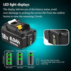 2pack For Makita 18volt 8 0ah Lxt Li-ion Battery Bl1860b Bl1830 Bl1850   Charger