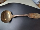 Antique Southern Coin Silver 90  Ladle Serving Spoon Fiddle J Conning Mobile Al