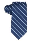 Striped Ties For Men 3 15  Mens Silk Formal Necktie For Medium Bule Striped