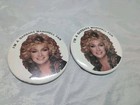 Vintage  i m A Barbara Mandrell Fan  Pinback Button   Portable Mirror - Country