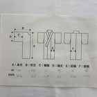 Japanese Vintage Kimono Yukata Navy No Lining Traditional Authentic Length 61 In