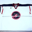 Authentic Nike Team Usa  27 Jeremy Roenick 1998 Olympic Hockey Jersey Men s 52 L