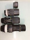     Vintage Sony   Sigma   Vivtar   Nikkor Teleconversion Lenses W  Cases Set 