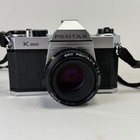 Pentax Asahi K1000 35mm Slr Film Camera W Smc Pentax-a 1 2 50mm 80-200mm Kit