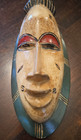 African Vintage Mask Guro Handcrafted Wood Tribal Art Unique Wall Decor 13 