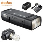 Us Godox Ad200 Double Head Flash Speedlite 40 40cm Softbox With S-type Bracket