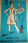 Vtg 1960s Designer Mail Order Pattern A830 Jumper Dress Blouse Top Bust 38 Uncut