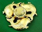 Gold Goldfish Fidget Spinner All Metal Gold Toy Kids Adults  Adhd Focus Stress 