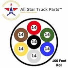 Heavy Duty 14 Gauge 7 Way Conductor Wire Rv Trailer Cable Cord Insulated Copper